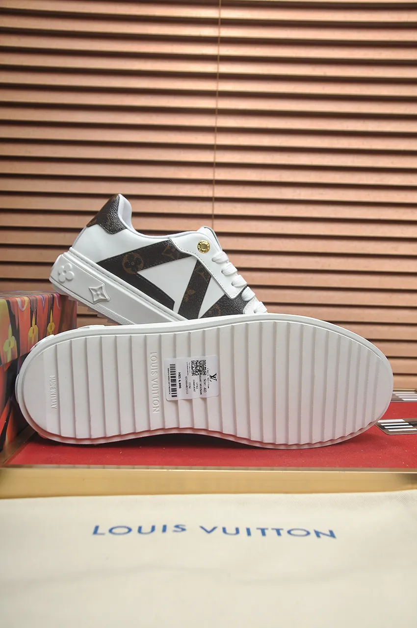 Men's shoes 💰540💶[LOUIS VUITTON] Original order price (mesh lining) new model 🍀LV Louis Vuitton * - top version of LV classic trendy shoes! Use imported original cowhide leather, cloth cowhide lining and original wear-resistant rubber outsole! High quality products! Code number 38-45 (45 is custom-made and cannot be returned or exchanged)